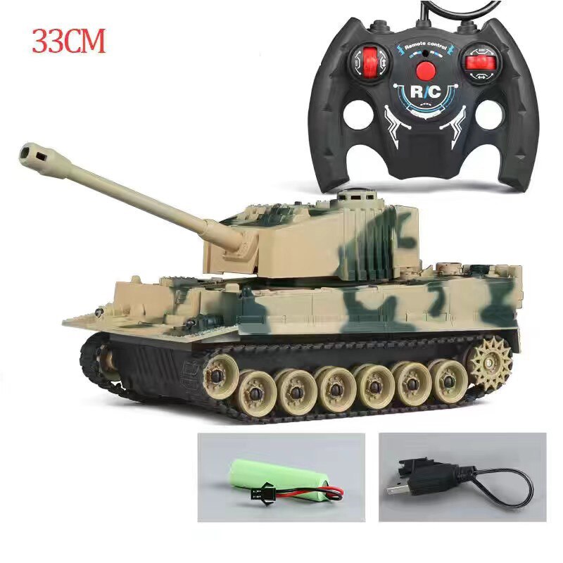 RC Tank Military War Battle United States M1 Leopard 2 Remote Control Electronic Toy Car Tactical Model Gifts for Boys Children