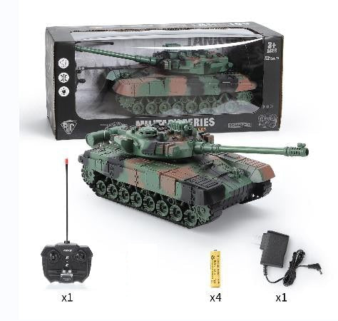 RC Tank Military War Battle United States M1 Leopard 2 Remote Control Electronic Toy Car Tactical Model Gifts for Boys Children