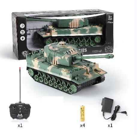 RC Tank Military War Battle United States M1 Leopard 2 Remote Control Electronic Toy Car Tactical Model Gifts for Boys Children