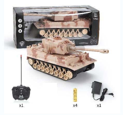 RC Tank Military War Battle United States M1 Leopard 2 Remote Control Electronic Toy Car Tactical Model Gifts for Boys Children